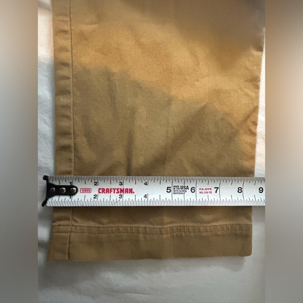 Lauren Ralph Lauren Pants High Waist Five Pocket Tan Women’s Size 12 Preppy Mom - Picture 11 of 12